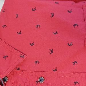 Men's XL Lee Marlin print short sleeve shirt